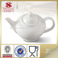 Home Decorative white tableware ceramic kettle and tea pot set for daily use